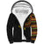Personalised Ghana Sherpa Hoodie African Tribal Mix Kente Patterns