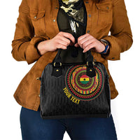Personalised Ghana Shoulder Handbag African Tribal Mix Kente Patterns