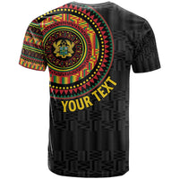 Personalised Ghana T Shirt African Tribal Mix Kente Patterns