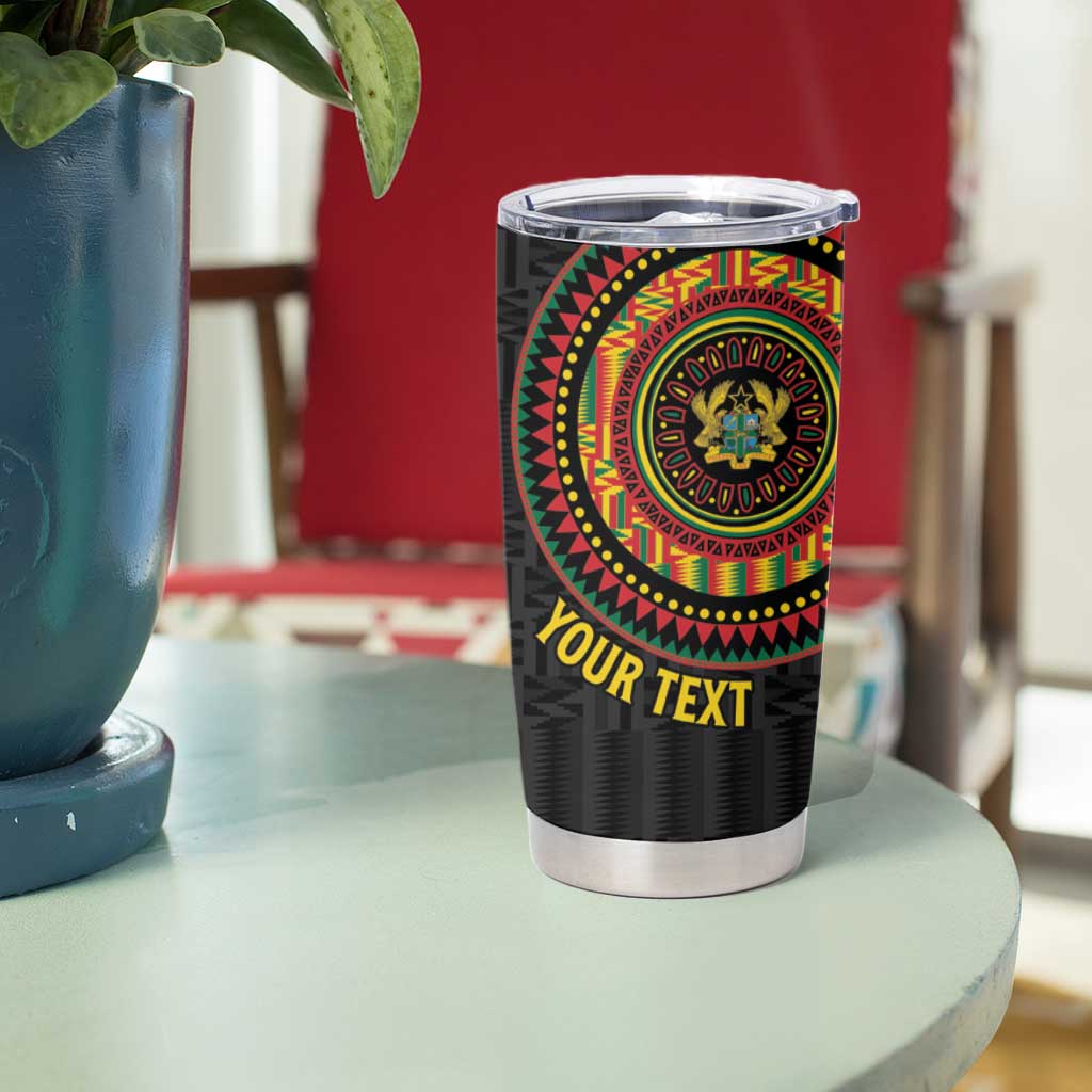 Personalised Ghana Tumbler Cup African Tribal Mix Kente Patterns