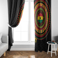 Personalised Ghana Window Curtain African Tribal Mix Kente Patterns