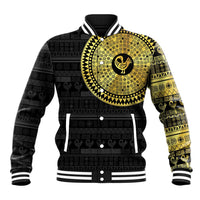 Sankofa Bird Baseball Jacket Adinkra Symbols - Gold Version