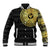 Sankofa Bird Baseball Jacket Adinkra Symbols - Gold Version