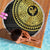 Sankofa Bird Beach Blanket Adinkra Symbols - Gold Version