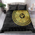 Sankofa Bird Bedding Set Adinkra Symbols - Gold Version