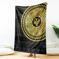Sankofa Bird Blanket Adinkra Symbols - Gold Version