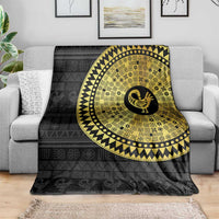 Sankofa Bird Blanket Adinkra Symbols - Gold Version