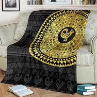 Sankofa Bird Blanket Adinkra Symbols - Gold Version