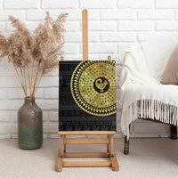 Sankofa Bird Canvas Wall Art Adinkra Symbols - Gold Version