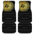 Sankofa Bird Car Mats Adinkra Symbols - Gold Version
