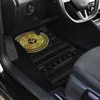 Sankofa Bird Car Mats Adinkra Symbols - Gold Version