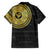 Sankofa Bird Family Matching Puletasi and Hawaiian Shirt Adinkra Symbols - Gold Version