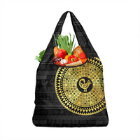 Sankofa Bird Grocery Bag Adinkra Symbols - Gold Version