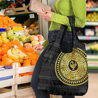 Sankofa Bird Grocery Bag Adinkra Symbols - Gold Version
