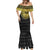 Sankofa Bird Mermaid Dress Adinkra Symbols - Gold Version