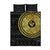 Sankofa Bird Quilt Bed Set Adinkra Symbols - Gold Version