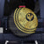 Sankofa Bird Spare Tire Cover Adinkra Symbols - Gold Version