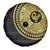 Sankofa Bird Spare Tire Cover Adinkra Symbols - Gold Version