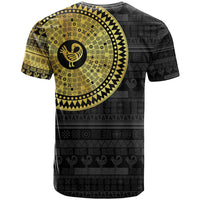 Sankofa Bird T Shirt Adinkra Symbols - Gold Version