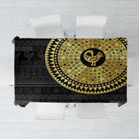 Sankofa Bird Tablecloth Adinkra Symbols - Gold Version