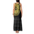 Sankofa Bird Tank Maxi Dress Adinkra Symbols - Gold Version