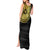 Sankofa Bird Tank Maxi Dress Adinkra Symbols - Gold Version