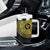 Sankofa Bird Tumbler With Handle Adinkra Symbols - Gold Version