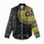 Sankofa Bird Women Casual Shirt Adinkra Symbols - Gold Version