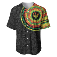 Sankofa Bird Adinkra Symbols Baseball Jersey African Culture
