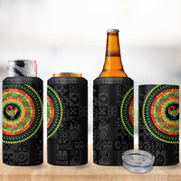 Sankofa Bird Adinkra Symbols 4 in 1 Can Cooler Tumbler African Culture