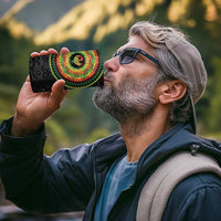 Sankofa Bird Adinkra Symbols 4 in 1 Can Cooler Tumbler African Culture