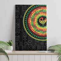 Sankofa Bird Adinkra Symbols Canvas Wall Art African Culture
