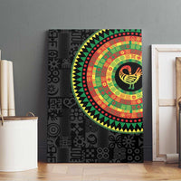 Sankofa Bird Adinkra Symbols Canvas Wall Art African Culture