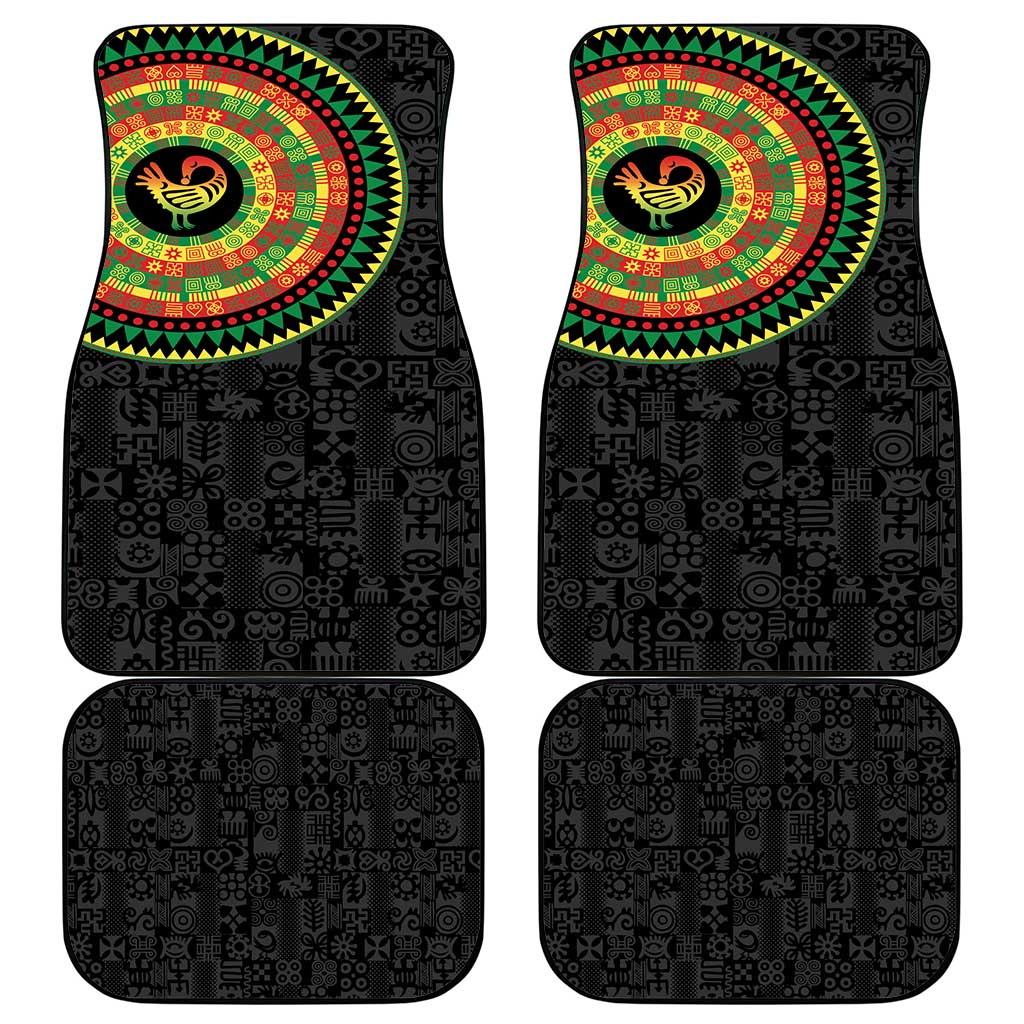 Sankofa Bird Adinkra Symbols Car Mats African Culture