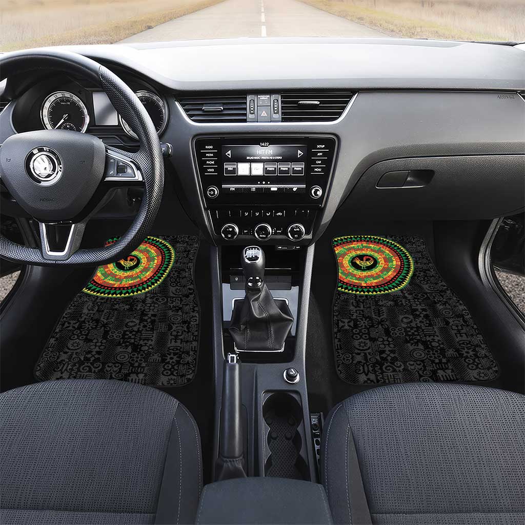 Sankofa Bird Adinkra Symbols Car Mats African Culture