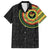 Sankofa Bird Adinkra Symbols Family Matching Off The Shoulder Long Sleeve Dress and Hawaiian Shirt African Culture