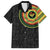 Sankofa Bird Adinkra Symbols Family Matching Off Shoulder Maxi Dress and Hawaiian Shirt African Culture