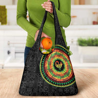 Sankofa Bird Adinkra Symbols Grocery Bag African Culture