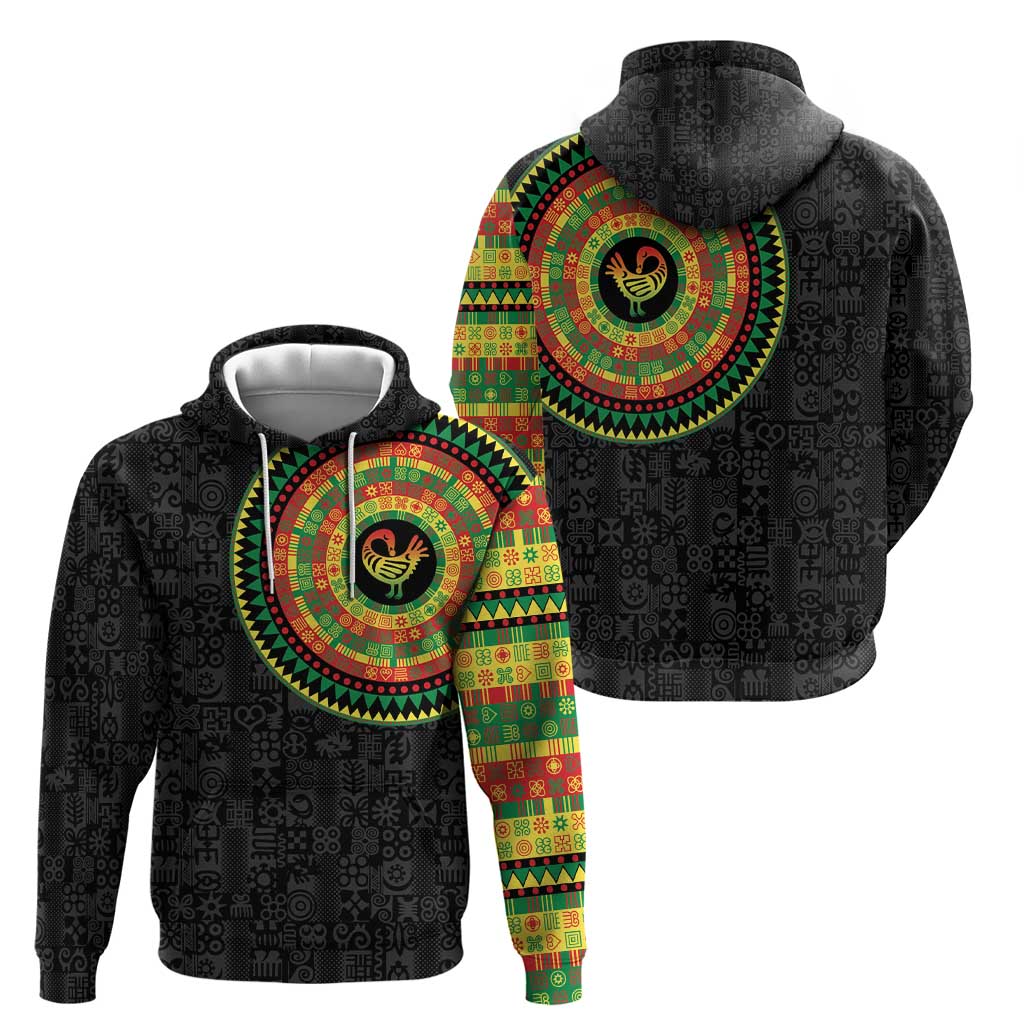 Sankofa Bird Adinkra Symbols Hoodie African Culture