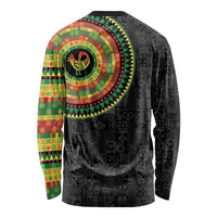 Sankofa Bird Adinkra Symbols Long Sleeve Shirt African Culture