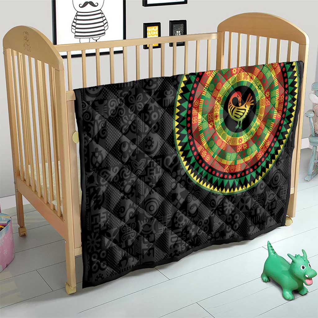 Sankofa Bird Adinkra Symbols Quilt African Culture