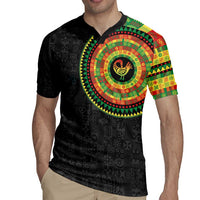 Sankofa Bird Adinkra Symbols Rugby Jersey African Culture