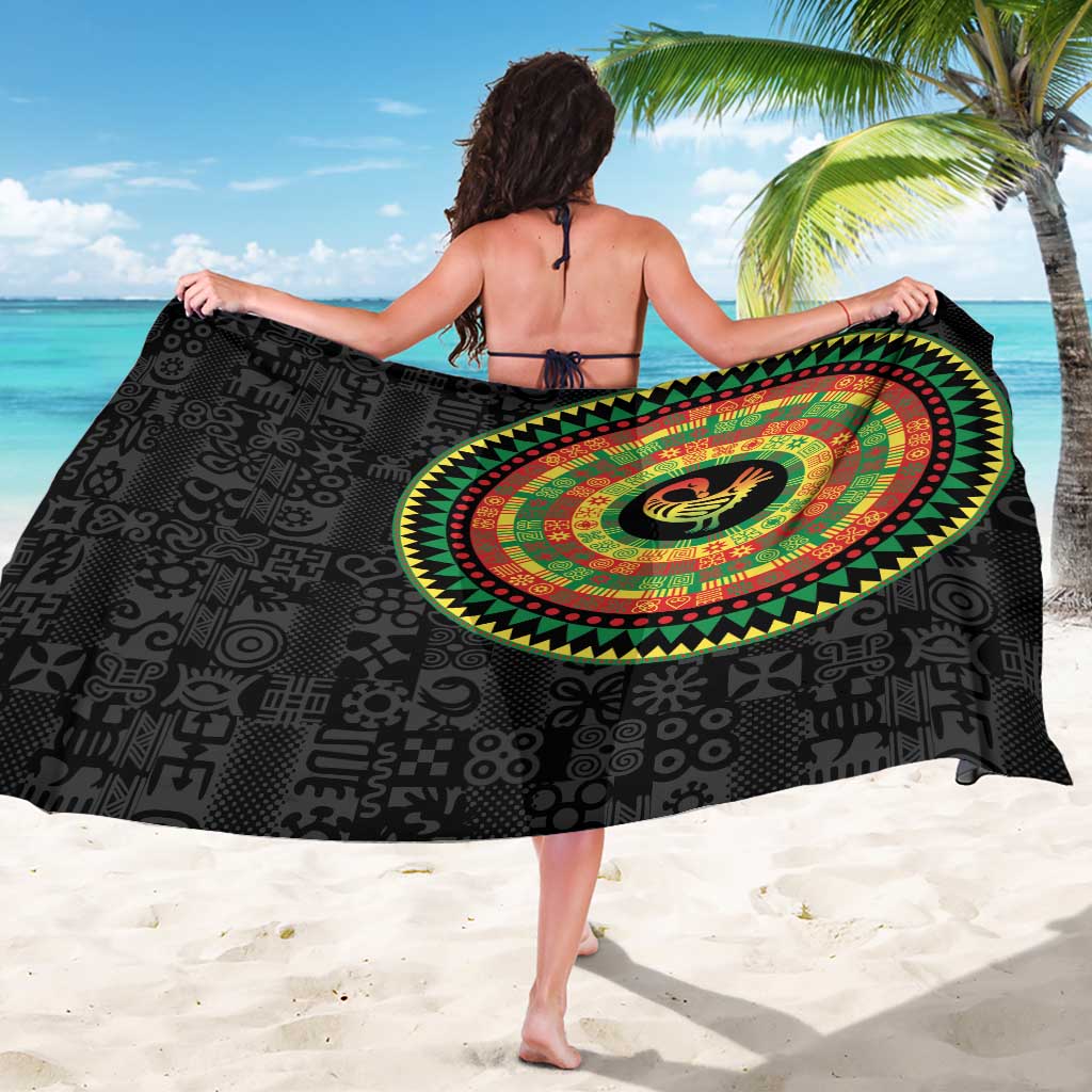 Sankofa Bird Adinkra Symbols Sarong African Culture