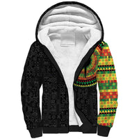 Sankofa Bird Adinkra Symbols Sherpa Hoodie African Culture