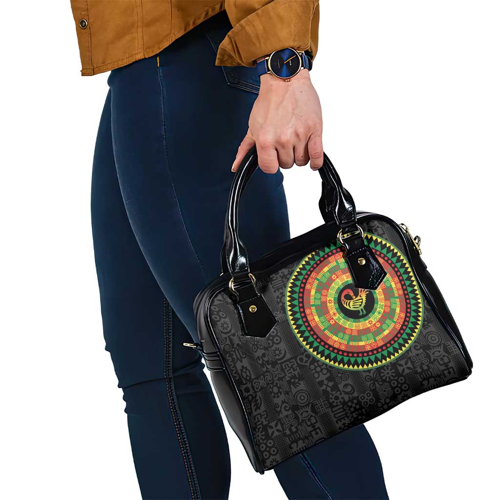 Sankofa Bird Adinkra Symbols Shoulder Handbag African Culture