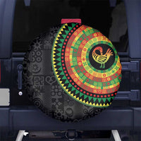 Sankofa Bird Adinkra Symbols Spare Tire Cover African Culture