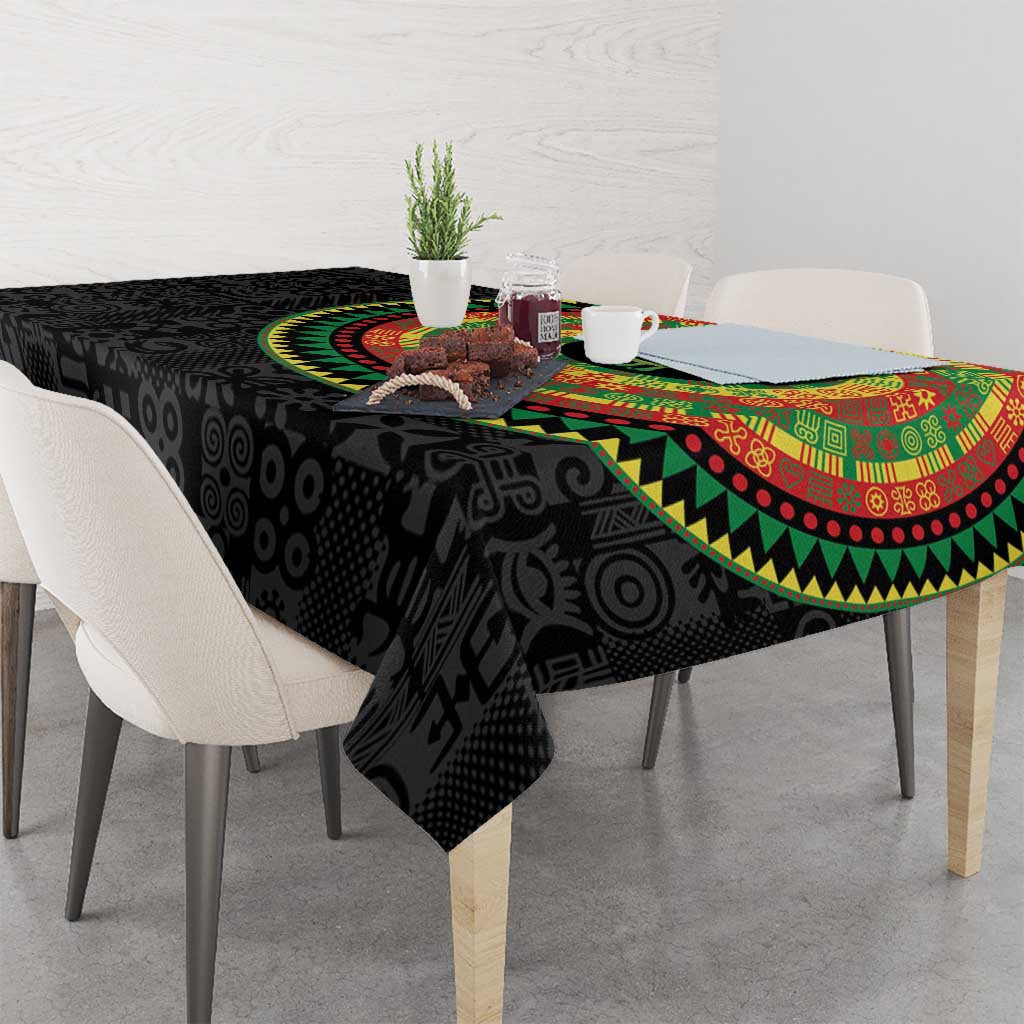 Sankofa Bird Adinkra Symbols Tablecloth African Culture