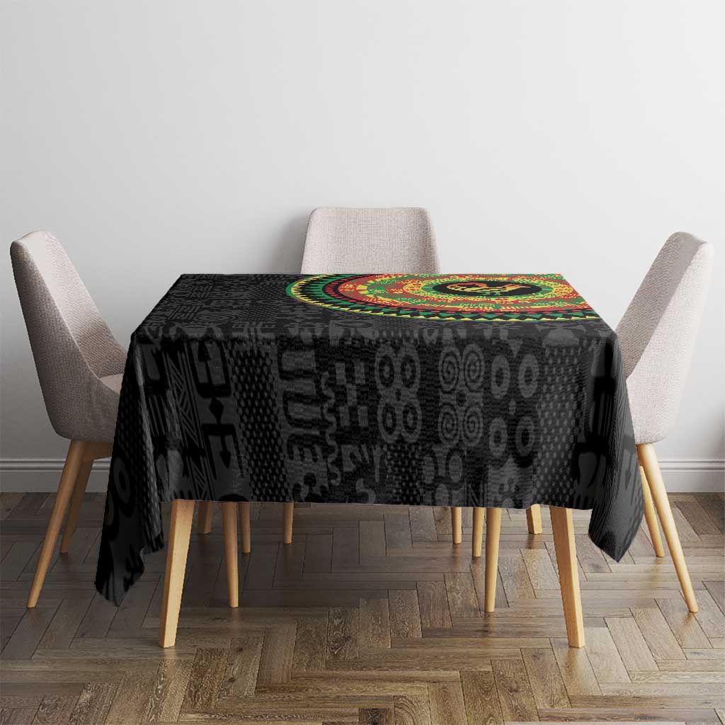 Sankofa Bird Adinkra Symbols Tablecloth African Culture