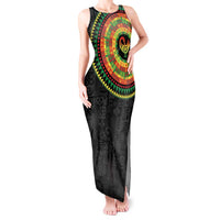 Sankofa Bird Adinkra Symbols Tank Maxi Dress African Culture