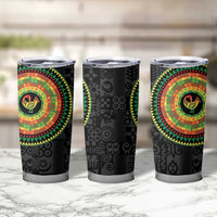 Sankofa Bird Adinkra Symbols Tumbler Cup African Culture